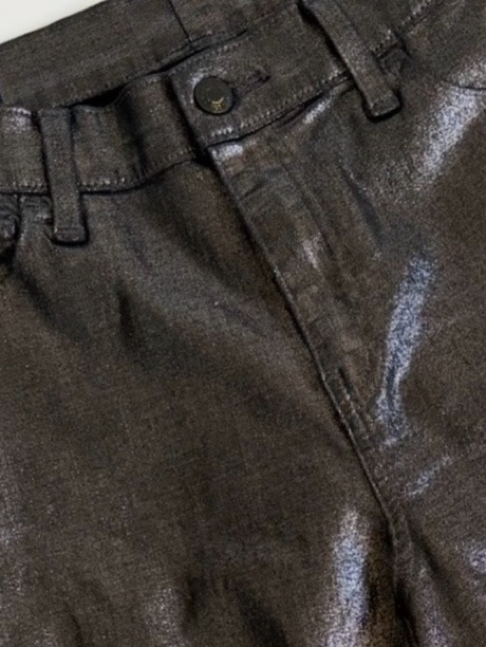 GAP Baby Boot Metallic Black Shimmer Jeans 14 32R